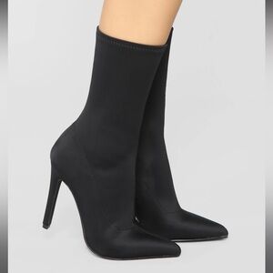Black Heeled Bootie
